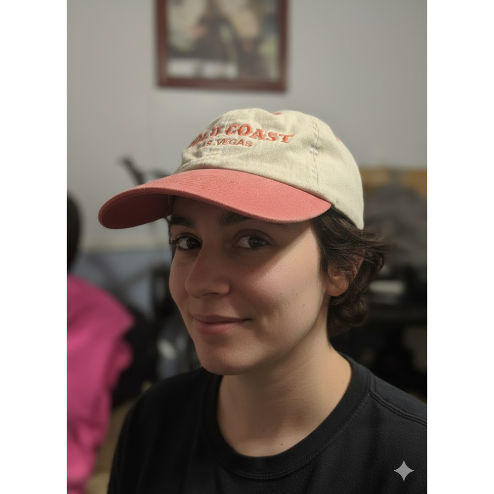 Vintage Gold Coast Las Vegas Two-Tone Baseball Cap Cameo Logo